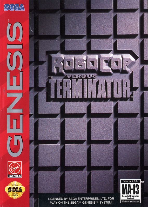Game cover: RoboCop versus The Terminator