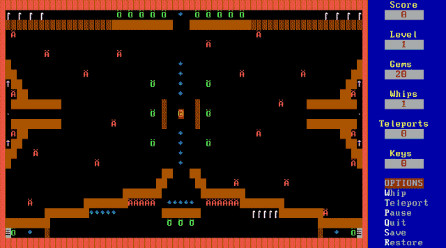 Game cover: Kingdom of Kroz