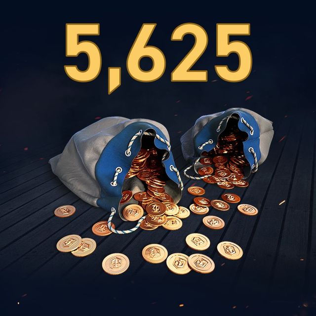 Game cover: World of Warships: Legends - 5,625 Doubloons