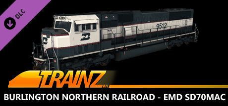 Game cover: Trainz 2022: Burlington Northern Railroad - EMD SD70MAC
