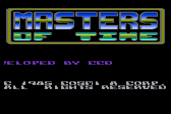 Game cover: Masters of Time