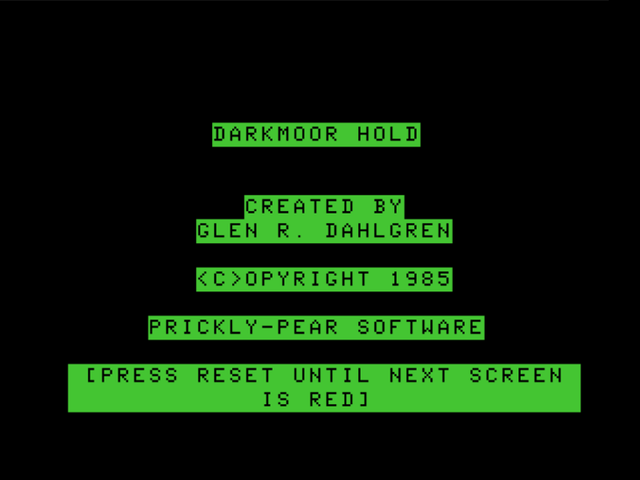 Game cover: Darkmoor Hold