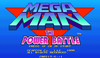 Game cover: Mega Man: The Power Battle