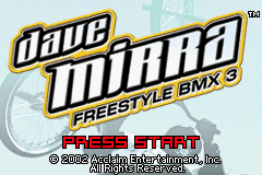 Game cover: Dave Mirra Freestyle BMX 3