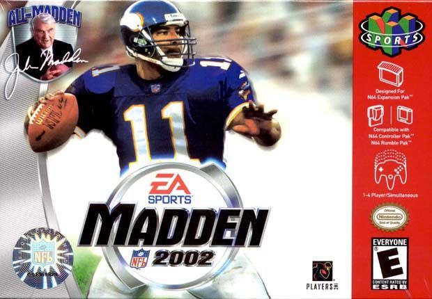 Game cover: Madden NFL 2002
