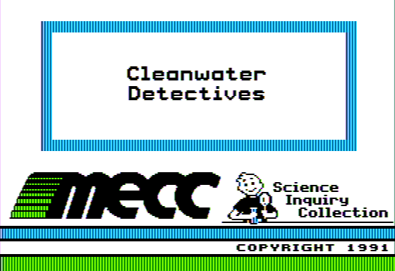 Game cover: Cleanwater Detectives