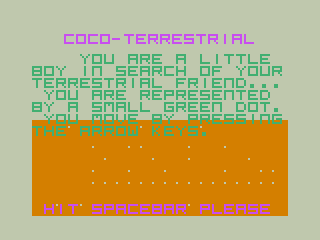 Game cover: Coco-Terrestrial