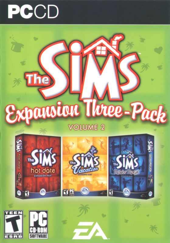 Game cover: The Sims: Expansion Three-Pack - Volume 2