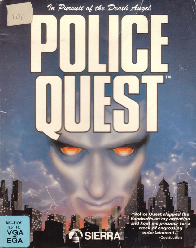 Game cover: Police Quest: In Pursuit of the Death Angel