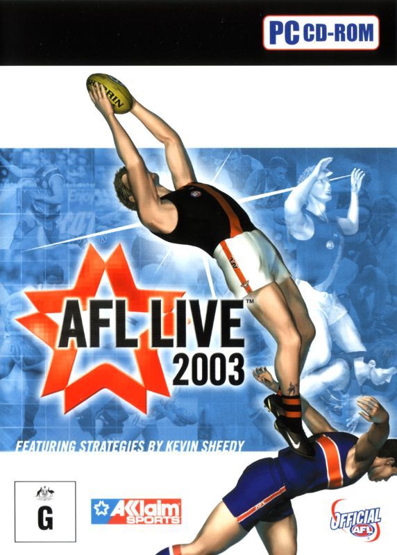 Game cover: AFL Live 2003