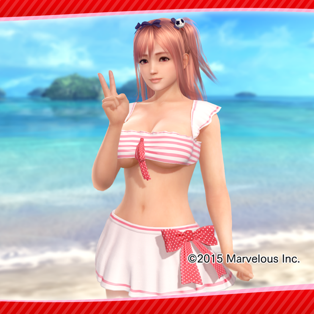 Game cover: Senran Kagura: Estival Versus x Dead or Alive: Xtreme 3 - Senran Kagura 2nd Collaboration: Swimsuit (Honoka)