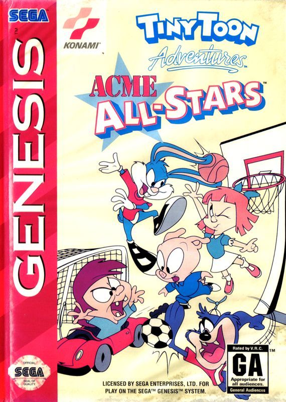 Game cover: Tiny Toon Adventures: Acme All-Stars