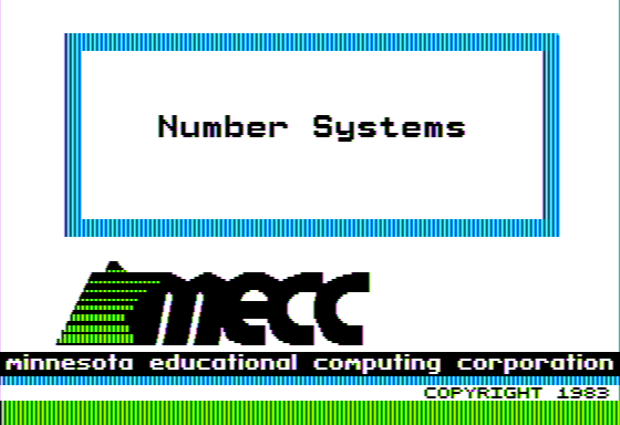 Game cover: Number Systems