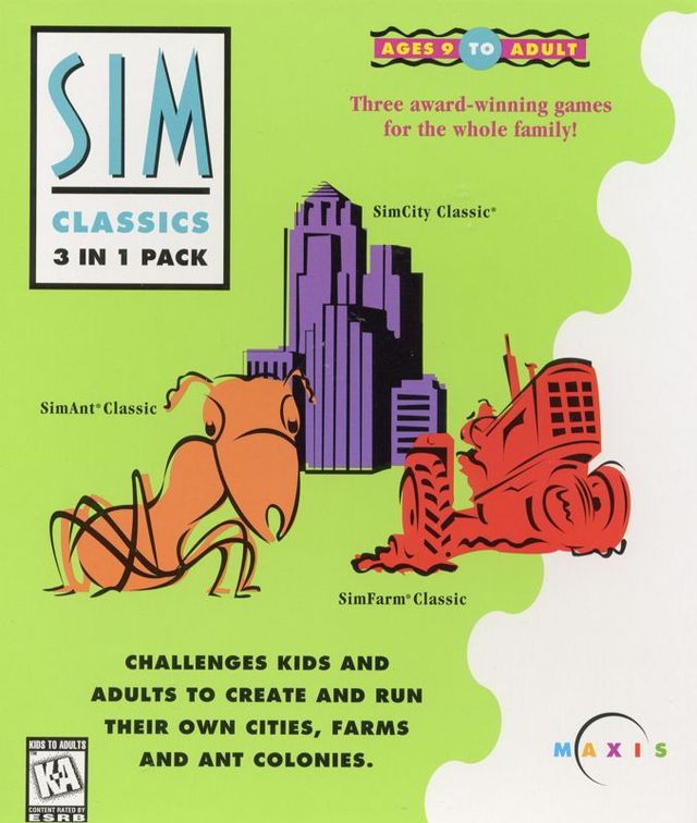 Game cover: SimClassics: 3 in 1 Pack