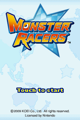 Game cover: Monster Racers