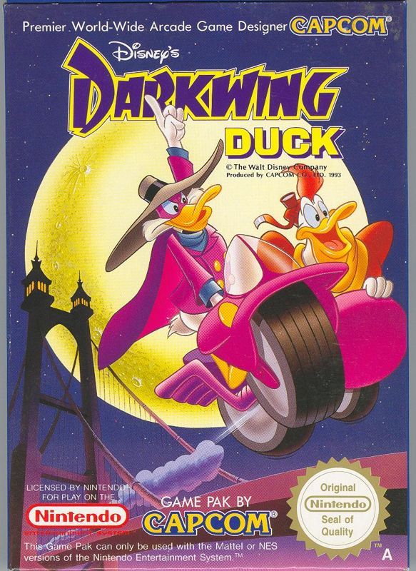 Game cover: Disney's Darkwing Duck