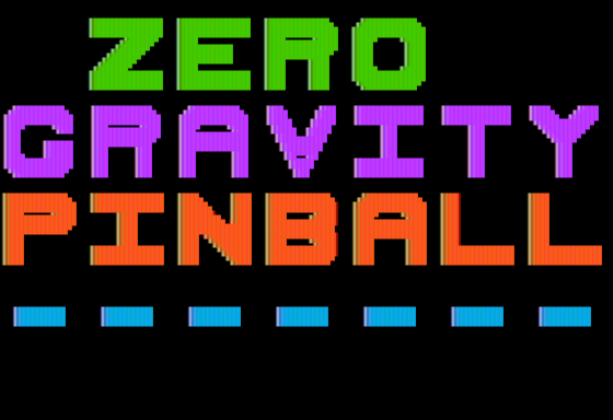 Game cover: Zero Gravity Pinball