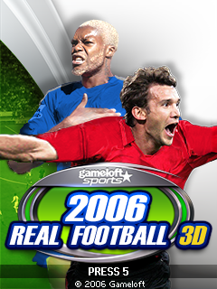 Game cover: 2006 Real Soccer 3D