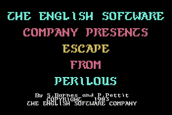 Game cover: Escape from Perilous