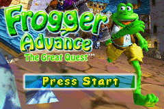Game cover: Frogger Advance: The Great Quest