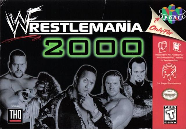 Game cover: WWF Wrestlemania 2000