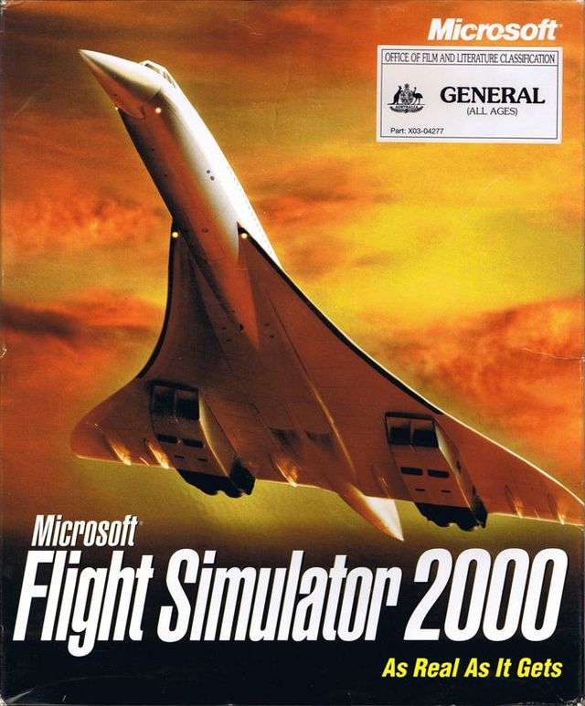Game cover: Microsoft Flight Simulator 2000