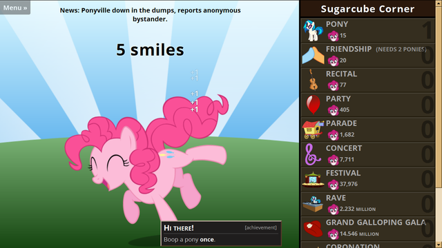 Game cover: Pony Clicker