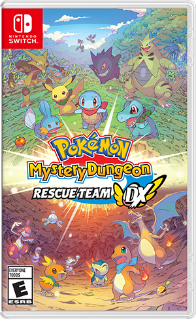 Game cover: Pokémon Mystery Dungeon: Rescue Team DX