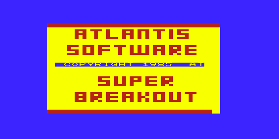 Game cover: Super Breakout
