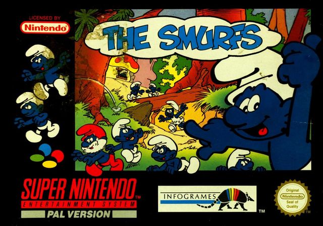 Game cover: The Smurfs