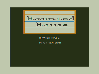 Game cover: Haunted House