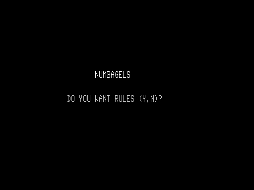 Game cover: Numbagel