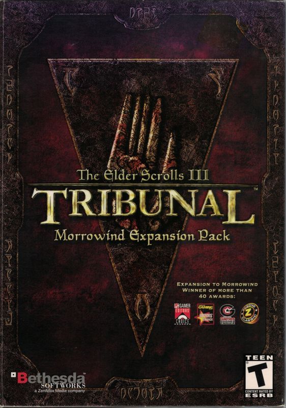Game cover: The Elder Scrolls III: Tribunal