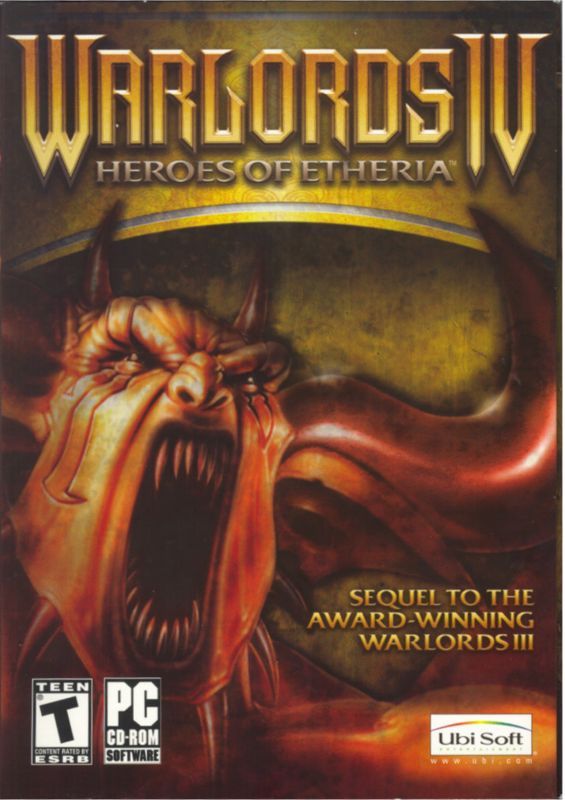 Game cover: Warlords IV: Heroes of Etheria