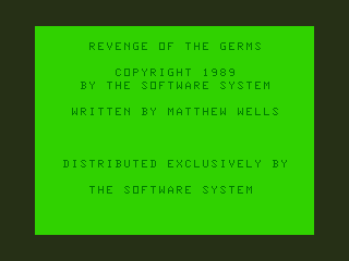 Game cover: Revenge of the Germs