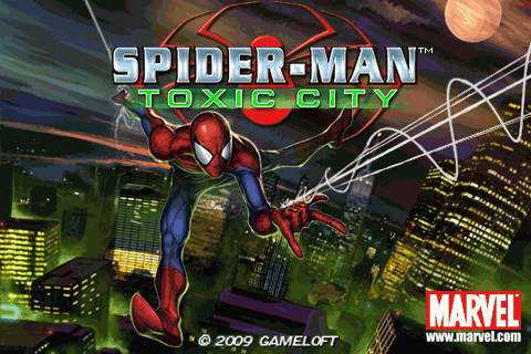 Game cover: Spider-Man: Toxic City