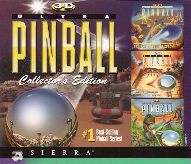 Game cover: 3-D Ultra Pinball (Collector's Edition)