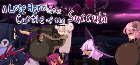 Game cover: A Lose Hero in the Castle of the Succubi