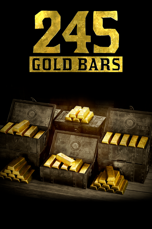 Game cover: Red Dead Online:  245 Gold Bars