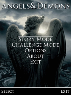 Game cover: Angels & Demons
