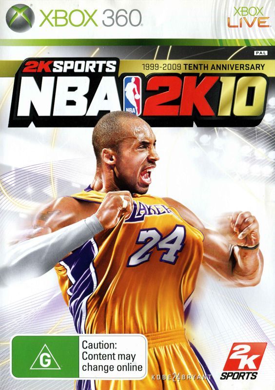 Game cover: NBA 2K10