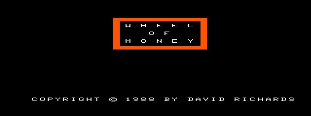 Game cover: Wheel of Money