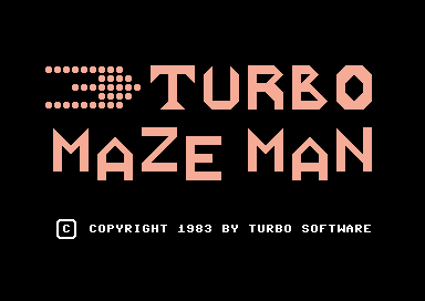 Game cover: Turbo Maze Man