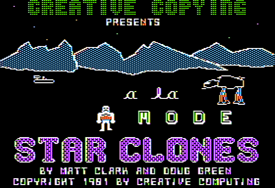 Game cover: Star Clones