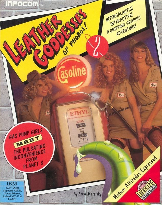 Game cover: Leather Goddesses of Phobos! 2: Gas Pump Girls Meet the Pulsating Inconvenience from Planet X