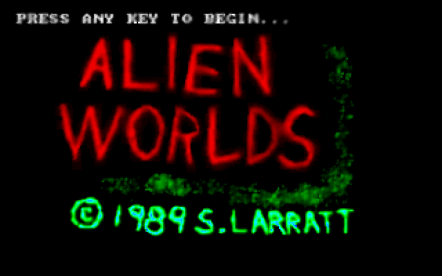 Game cover: Alien Worlds