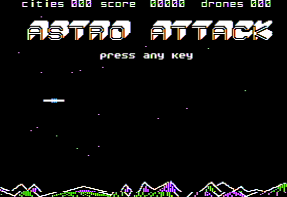 Game cover: Astro Attack