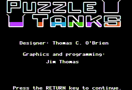 Game cover: Puzzle Tanks
