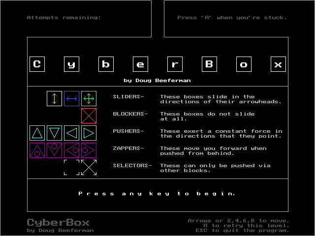 Game cover: CyberBox