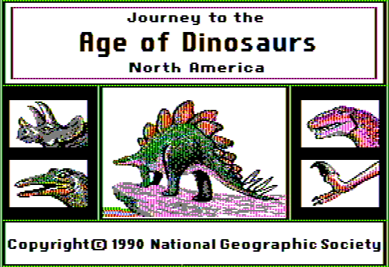 Game cover: Journey to the Age of Dinosaurs: North America